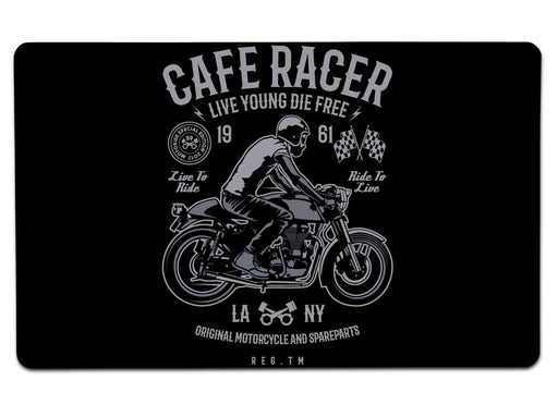 Cafe Racer Large Mouse Pad