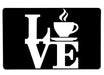 Caffee Love Large Mouse Pad