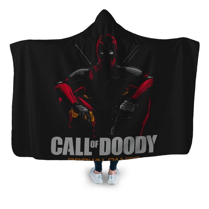 Call Of Doody Hooded Blanket - Adult / Premium Sherpa