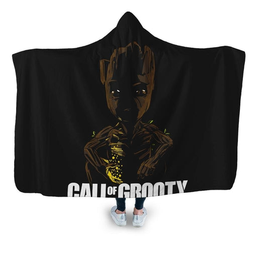 Call Of Grooty Hooded Blanket - Adult / Premium Sherpa