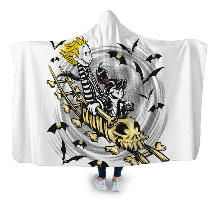 Calvydia And Beetlehobbes Hooded Blanket - Adult / Premium Sherpa