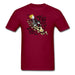 Calvydia And Beetlehobbes Unisex Classic T-Shirt - burgundy / S