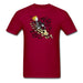Calvydia And Beetlehobbes Unisex Classic T-Shirt - dark red / S