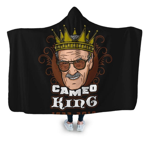 Cameo King Hooded Blanket - Adult / Premium Sherpa