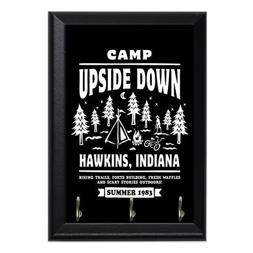 Camp Upside Down Key Hanging Wall Plaque - 8 x 6 / Yes