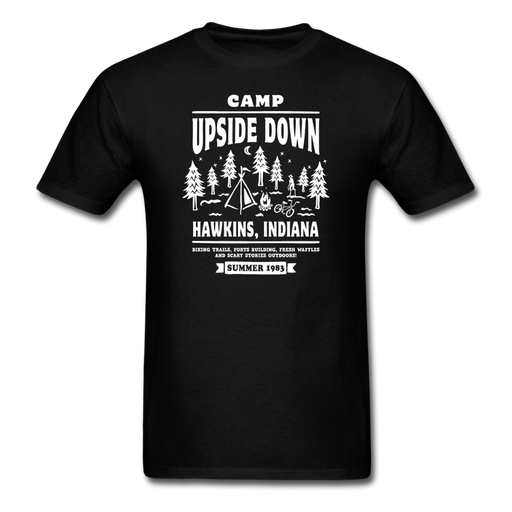 Camp Upside Down Unisex Classic T-Shirt - black / S