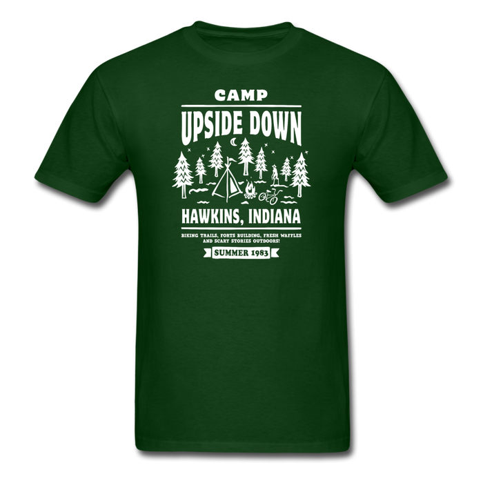 Camp Upside Down Unisex Classic T-Shirt - forest green / S