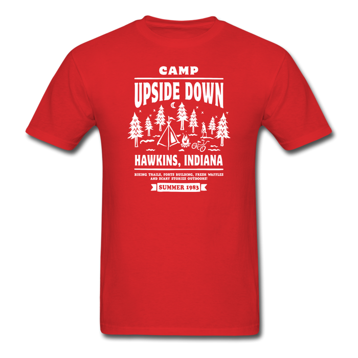 Camp Upside Down Unisex Classic T-Shirt - red / S