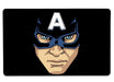 Captain America Mask Large Mouse Pad