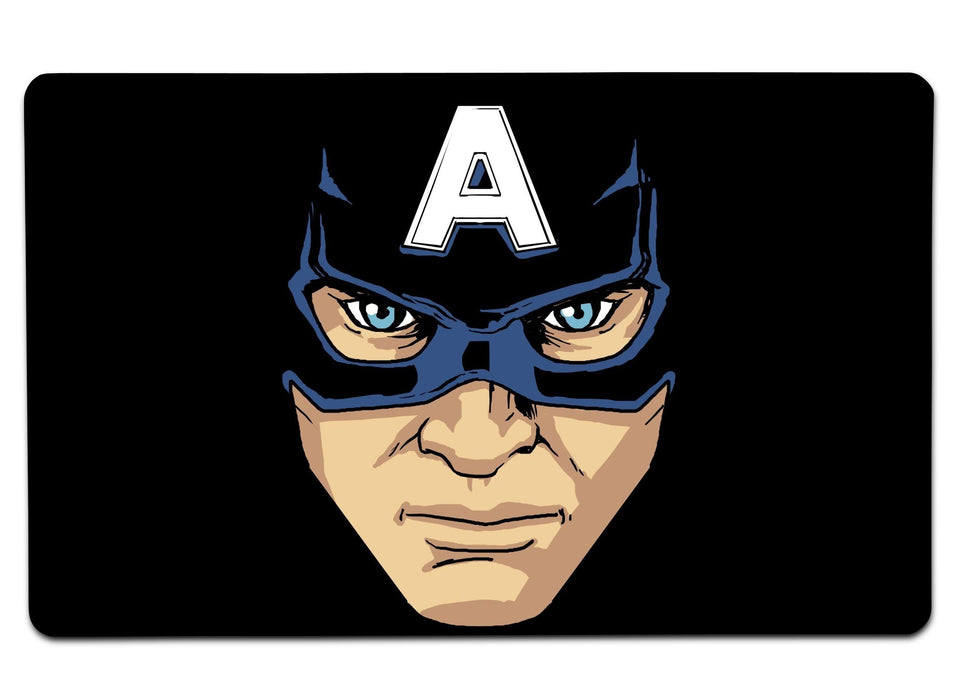 Captain America Mask Large Mouse Pad