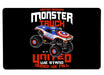 Captain America Monster Truck Large Mouse Pad
