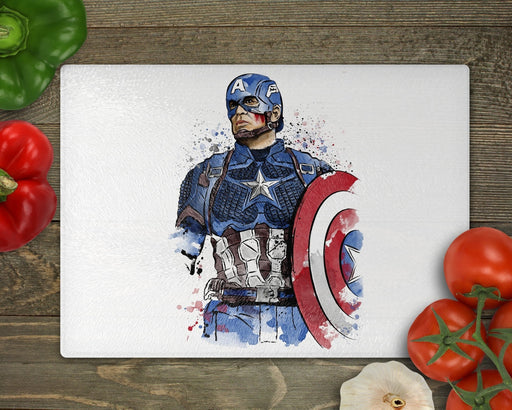 Captain Watercolor Cutting Board