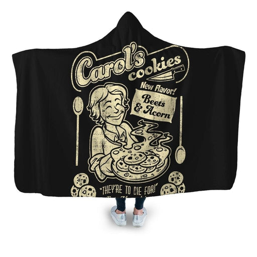 Carols Cookies Hooded Blanket - Adult / Premium Sherpa
