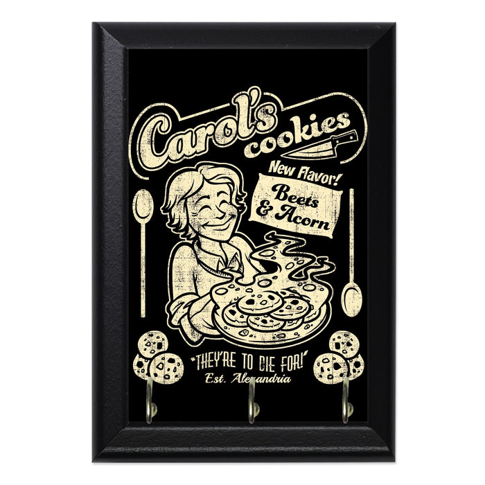 Carols Cookies Wall Plaque Key Holder - 8 x 6 / Yes
