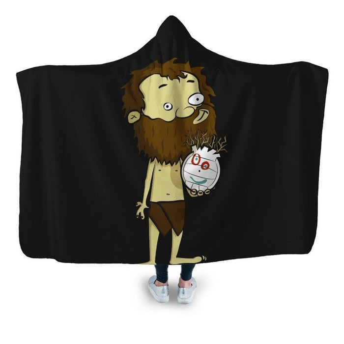 Cast Away Hooded Blanket - Adult / Premium Sherpa