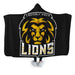 Casterly Rock Lions Hooded Blanket - Adult / Premium Sherpa