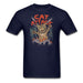 Cat Attack Unisex Classic T-Shirt - navy / S