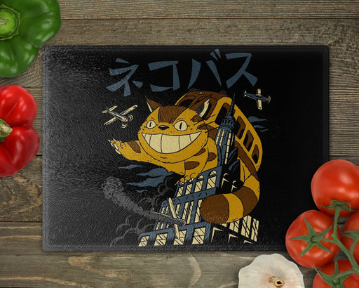 Cat Bus Kong Cutting Board