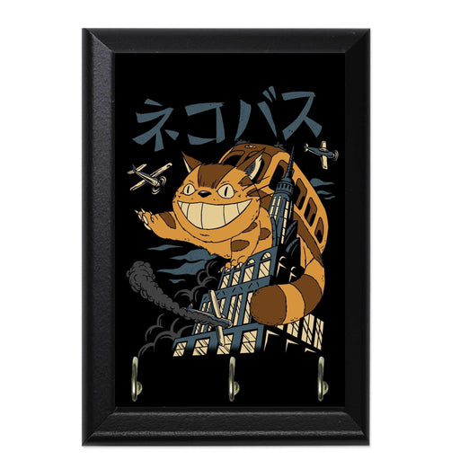 Cat Bus Kong Decorative Wall Plaque Key Holder Hanger