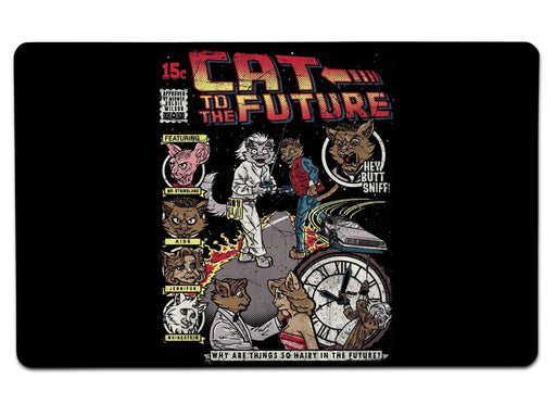 Cat To The Future Large Mouse Pad
