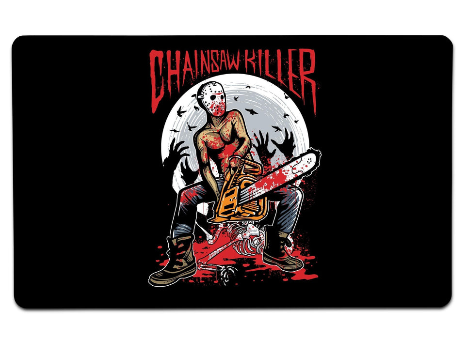 Chainsaw Killer Large Mouse Pad