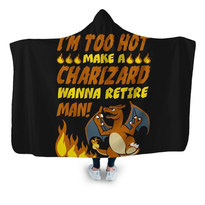 Charizard Uptown Funk Hooded Blanket - Adult / Premium Sherpa