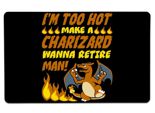 Charizard Uptown Funk Large Mouse Pad