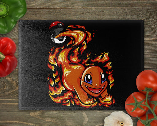 Charmander Pokeball Cutting Board