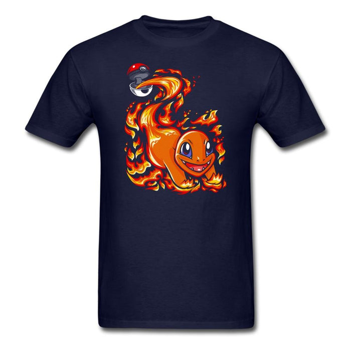 Charmander Pokeball Unisex Classic T-Shirt - navy / S