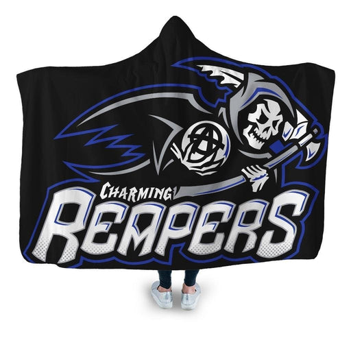 Charming Reapers Hooded Blanket - Adult / Premium Sherpa