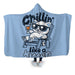 Chillin Like A Kitten Hooded Blanket - Adult / Premium Sherpa