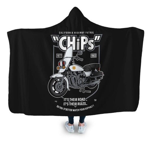 Chips Hooded Blanket - Adult / Premium Sherpa