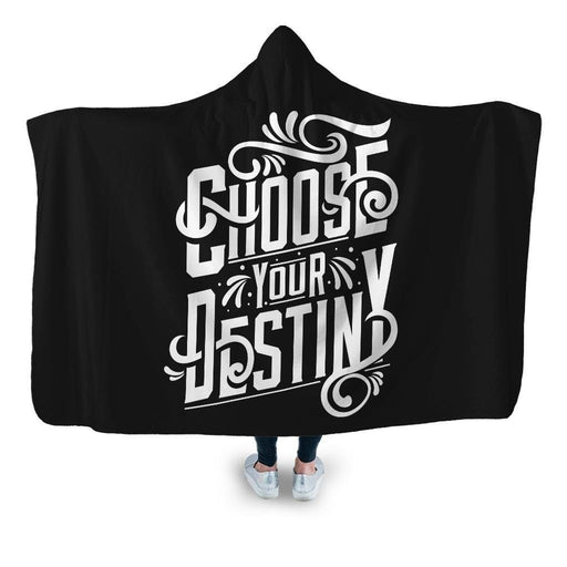 Choose Your Destiny Hooded Blanket - Adult / Premium Sherpa