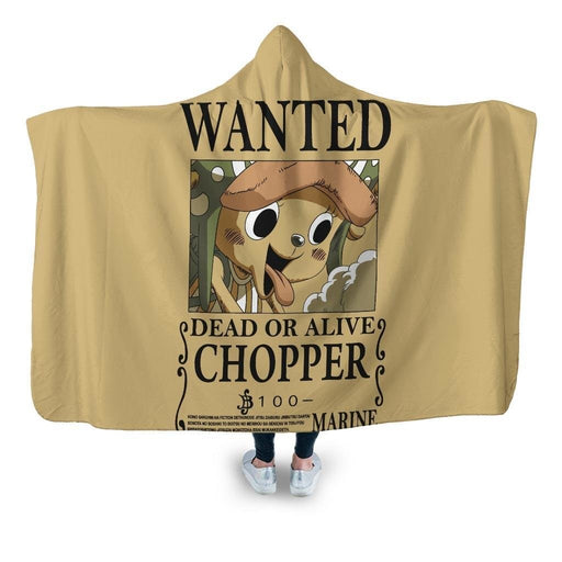 Chopper Wanted Hooded Blanket - Adult / Premium Sherpa