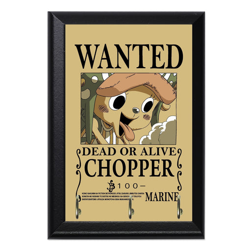 Chopper Wanted Key Hanging Plaque - 8 x 6 / Yes