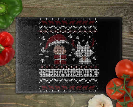Christmas Is Coming Cutting Board