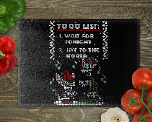 Christmas list Cutting Board