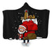 Christmas Nuts Hooded Blanket - Adult / Premium Sherpa