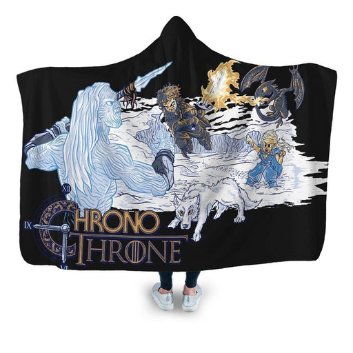 Chrono Throne Hooded Blanket - Adult / Premium Sherpa