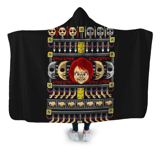 Chuckie Sweater Hooded Blanket - Adult / Premium Sherpa