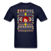 Chuckie Ugly Sweater Design Unisex Classic T-Shirt - navy / S
