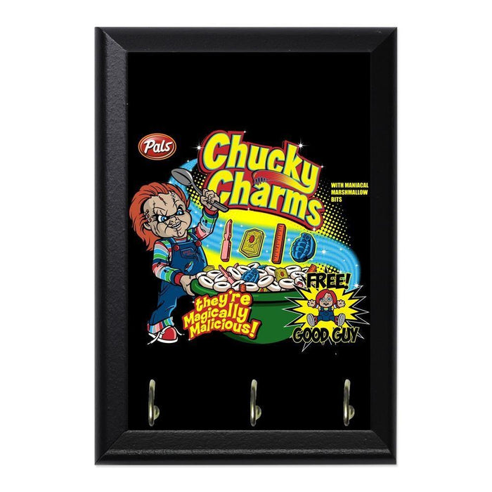 Chucky Charms Decorative Wall Plaque Key Holder Hanger - 8 x 6 / Yes