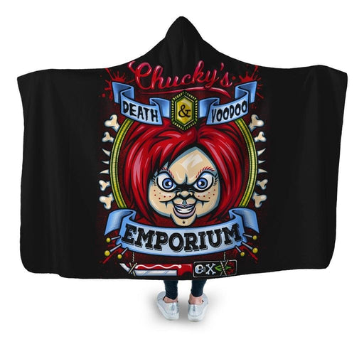 Chucky Crest 2 Hooded Blanket - Adult / Premium Sherpa