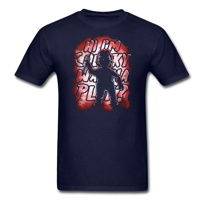 Chucky Silhouette Unisex Classic T-Shirt - navy / S