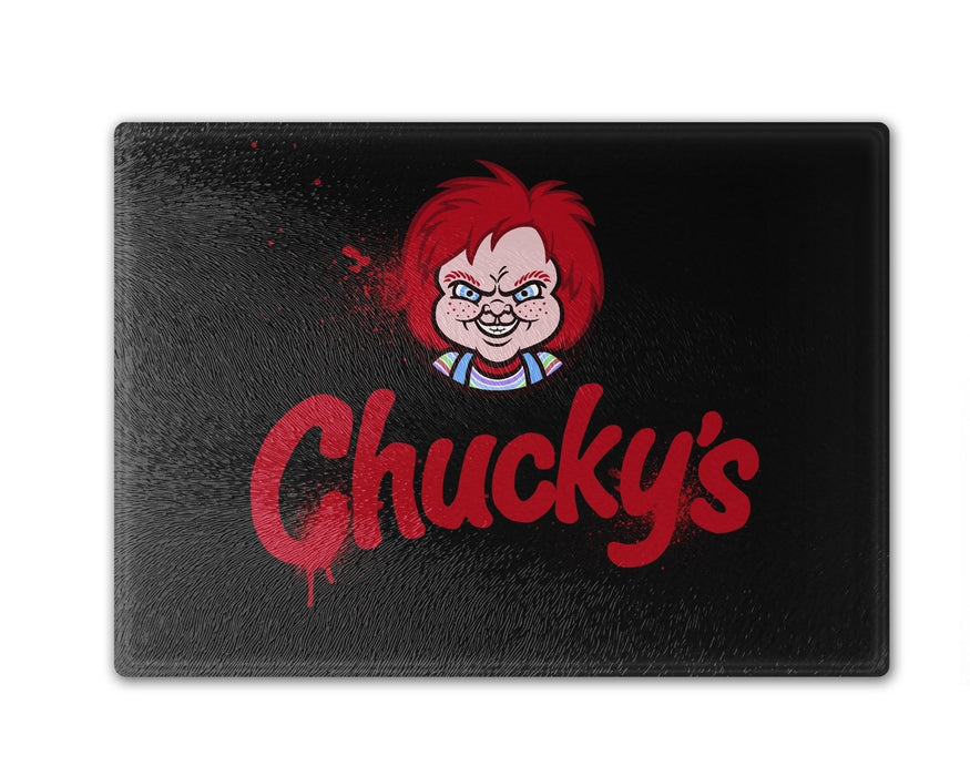 Chuckys Logo Blood Cutting Board