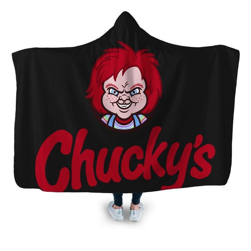 Chuckys Logo Hooded Blanket - Adult / Premium Sherpa