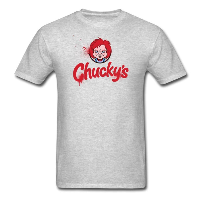 Chuckys Logo Unisex Classic T-Shirt - heather gray / S