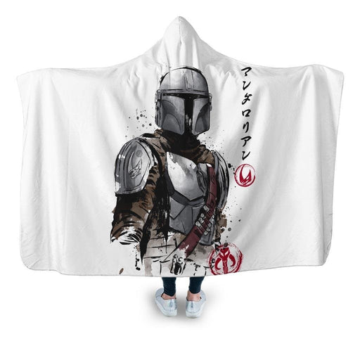 Clan Of Two The Mandalorian Hooded Blanket - Adult / Premium Sherpa