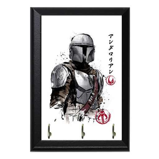 Clan Of Two The Mandalorian Key Hanging Plaque - 8 x 6 / Yes
