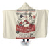 Classic Boxing Hooded Blanket - Adult / Premium Sherpa